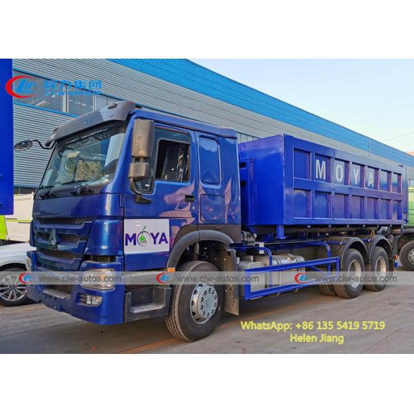 Howo 6x4 20T Roll Off Hydraulic Hooklift Garbage Collection Truck