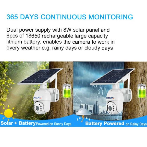 4G Outdoor Solar Home Security Camera 1080P Remote APP Control 3G 4G Solar Camera