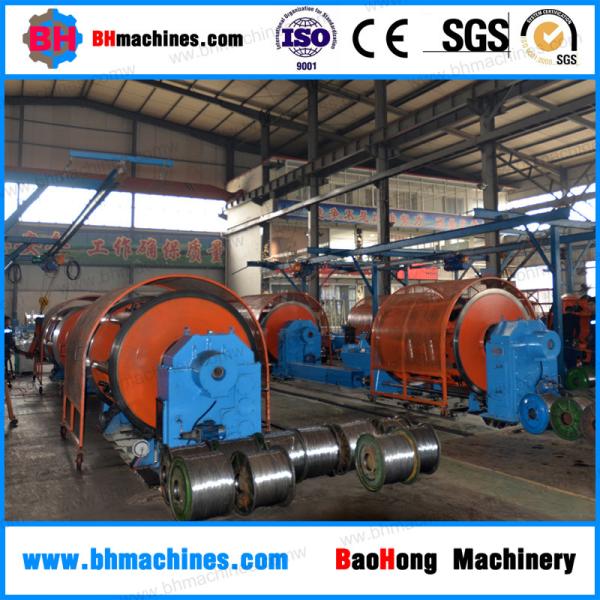 12+18 / 630 multi-functional ACCC cable rigid stranding machine Side Bottom Loading Wire stranding machines