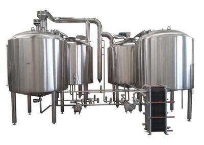 Gas Heating 50BBL 4 Vessel Brewhouse 80MM PU Insulation With Mashing Function