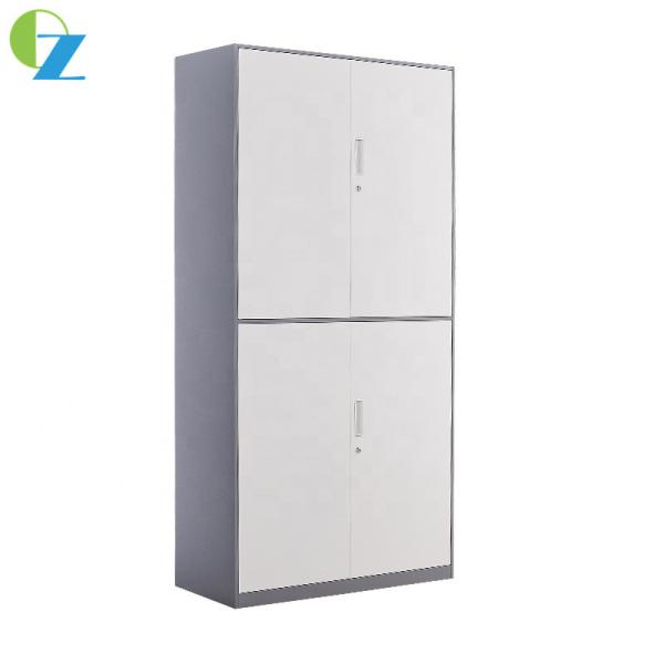 Powder Coating Swing Door Steel Office Cupboard Knock Down Structure