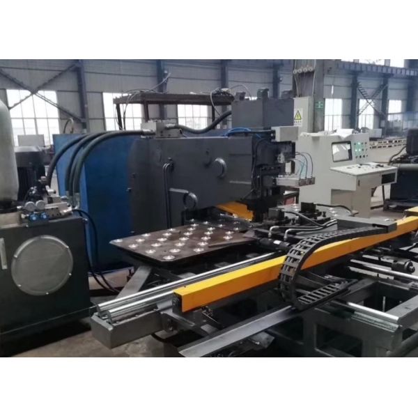 1500*800mm Max Workpiece Size Cnc Plate Punching Machine For Steel Tower Manufacturing
