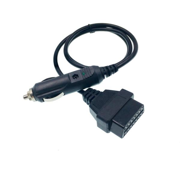 PVC/ABS Style OBD Power Cable Female OBD II to Cigarette Lighter Extension
