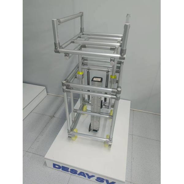 Silver Air Spring Aluminum Tubing Joints Anodizing For Work Table / Workbench