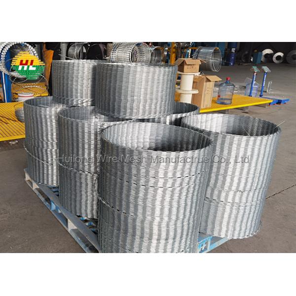 HUILONGはコイル18インチのかみそりワイヤー、50Ftアコーディオン式 ワイヤーを切た