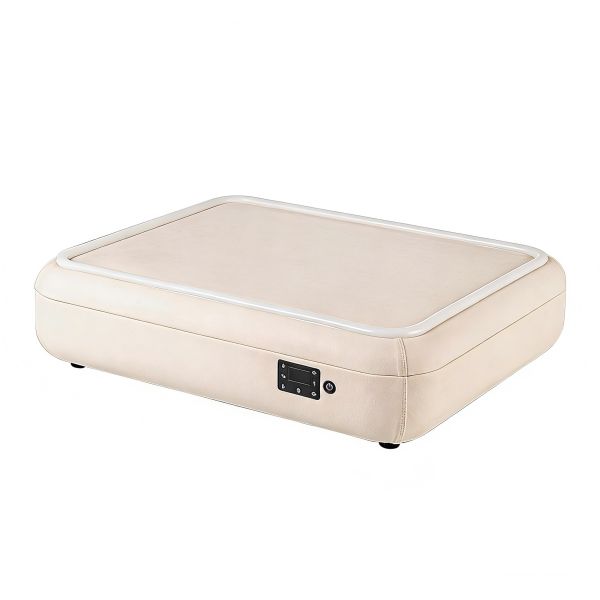 Smart Wool Pet Mat with LED Lights Music Player Temperature Control Removable & Washable Soft Cushion for Cats