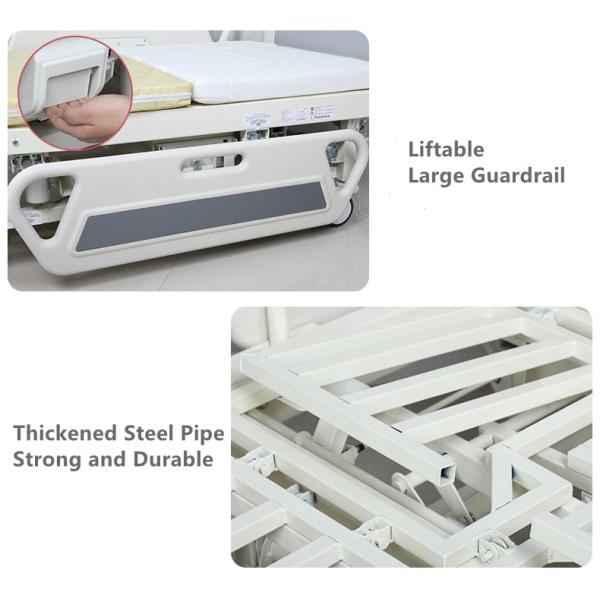 Отделяемой кровать больницы Icu взрослого покрашенная эпоксидной смолой автоматическая терпеливая