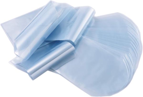 4x6 Inch 500PCS Round Shrink Wrap Bags/Top Dome Odorless 100 Gauge With Vent Hole For Bath Bombs, Soaps, Crafts
