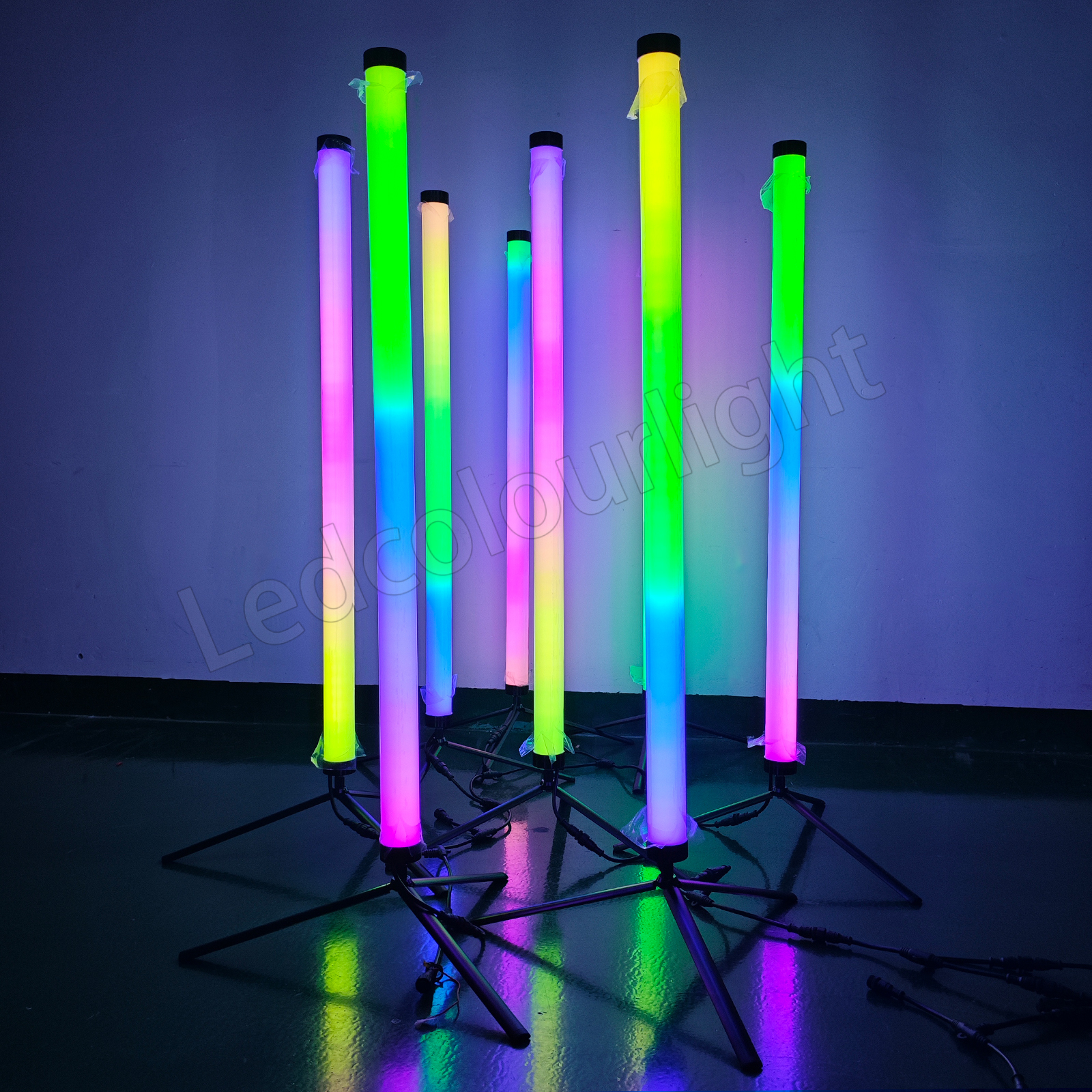 50mm Diameter DC24V DMX512 Control LED Pixel Tube for Stage and Event Lighting