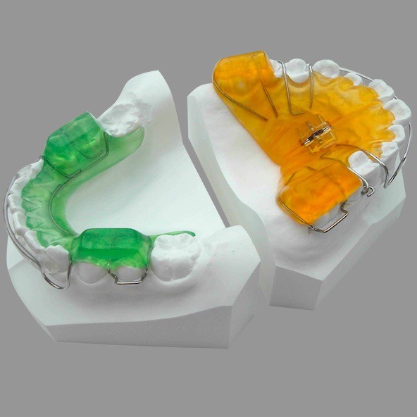 Cheap Dental Lab For US Dentists | Removable Orthodontic Functional Appliance Twin Block With Screw