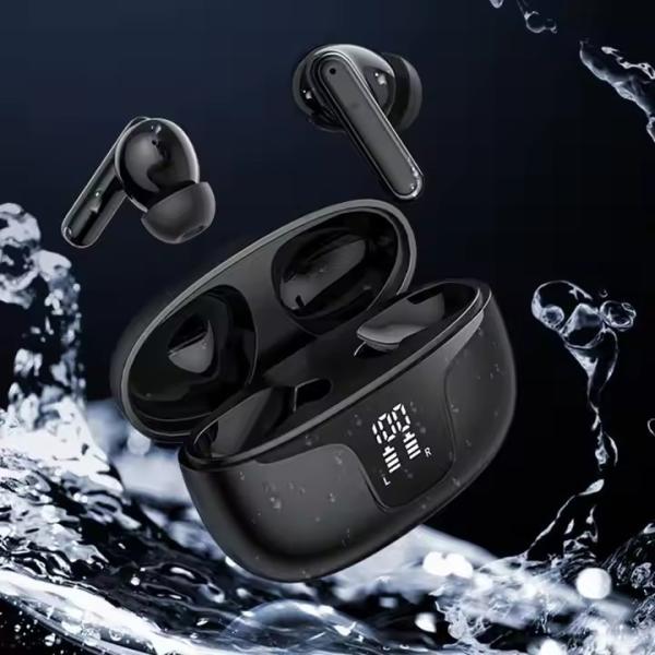 Noise Isolation Wireless Earbuds with ABS Silicone Material 3-4 Hours Music Time and Waterproof Design