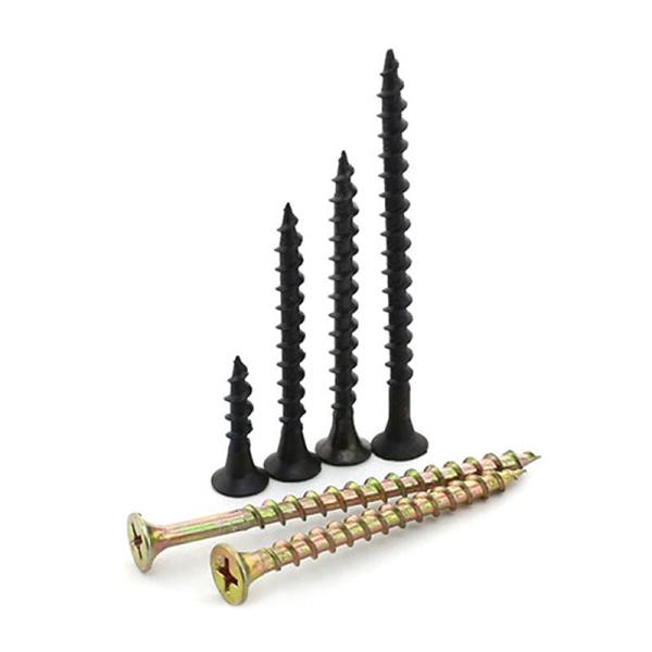 Black Bugle Head Chipboard Screw DIN 7982 Coarse Thread Drywall Screws for Remodeling