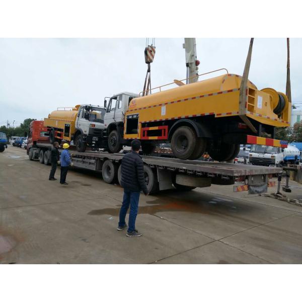 Sewer Cleaning Vacuum Suction Truck 15 Tons 12CBM Sewage Pipeline Treatment