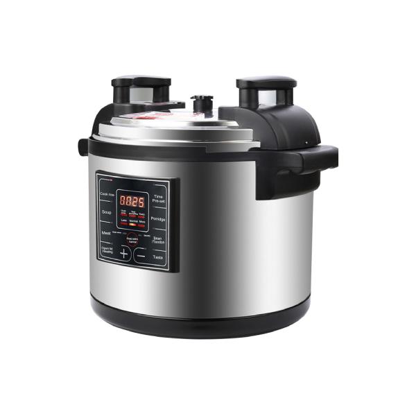 герметическая электрическая кастрюля кварты 1900W 1.2mm толстая 17 коммерчески электрическая