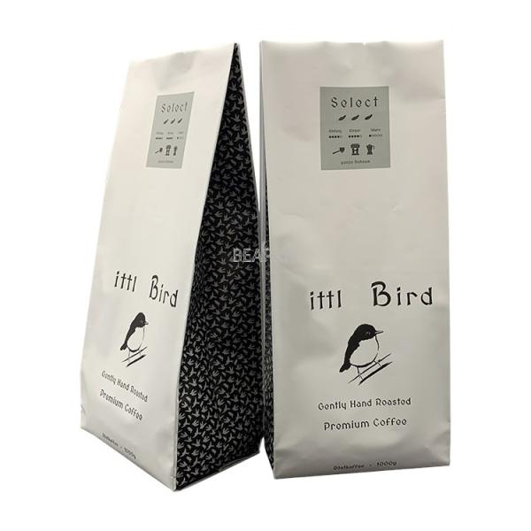 Emballage rôti de sac de café de fond plat de Bean Plastic Kraft Paper Pouch