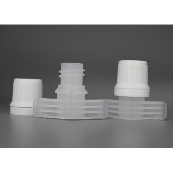 9.6mm Easy Pour Plastic Spout Caps With Safety Ring Top On Laundry Bags