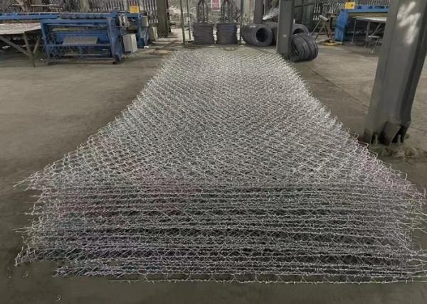 Metal Gabion Baskets 100g Zinc Coating 80 Tensile Strength
