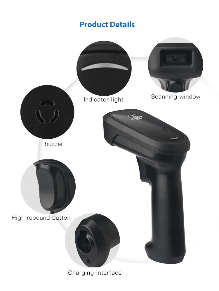 DS5220-1D USB Barcode Scanner 300 Scans/Sec 3mil Precision