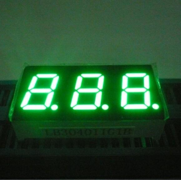 Triple Digit 7 Segment LED Digital Display For Instrument Panel Indicator 0.40 inch