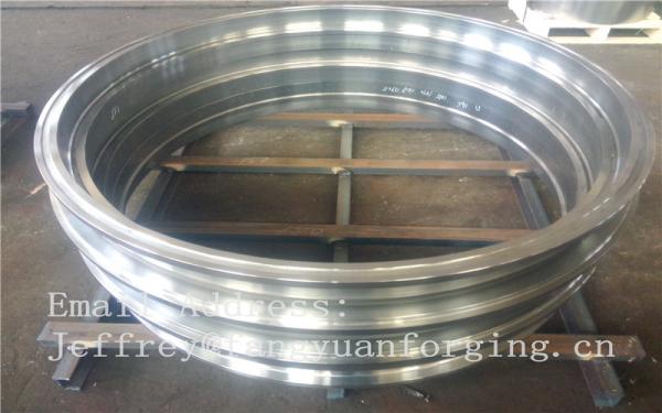 DIN JIS Stainless Rolled Steel Rings Heat Treatment And Machined