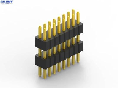 O encabeçamento do Pin do passo do universal 1,27, esquadra 40 a tensão de Withstand do conector 500 V do encabeçamento do Pin