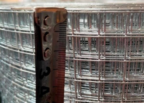 0.5in 4ft X 30m Galvanised Welded Wire Fence Mesh Rolls 21 Gauge Welded Wire Rolled Fencing