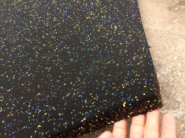 Noise Insulating Crossfit Rubber Flooring Recycle Rubber Mats For Gym Protective Floor