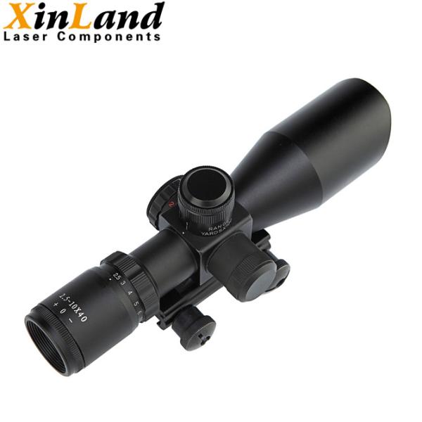 revestimento verde de faixa larga do retículo da placa de vidro de Riflescope do sistema ótico do vetor 2.5-10x42