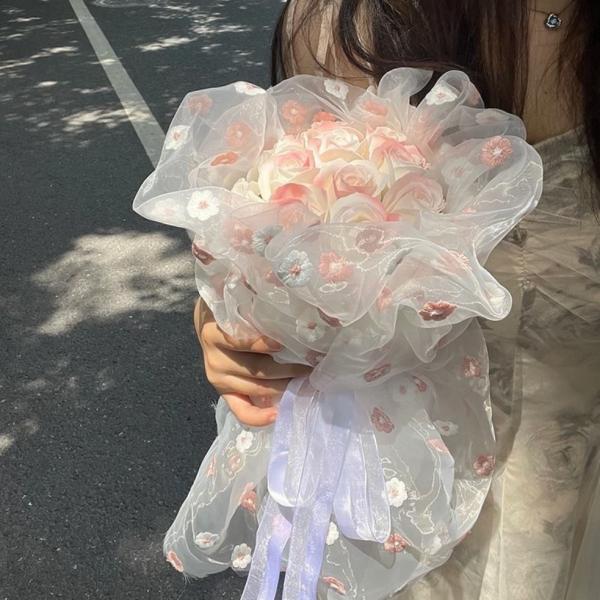 Bouquet de rosas Xiaoxiangfeng, jabón de flores artificiales, producto acabado de flores conservadas, regalo de cumpleaños de alta gama