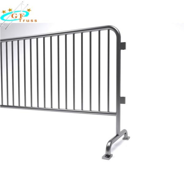 Galvanized Iron Crash Temporary Metal 1.2M Road Safety Steel Barrier