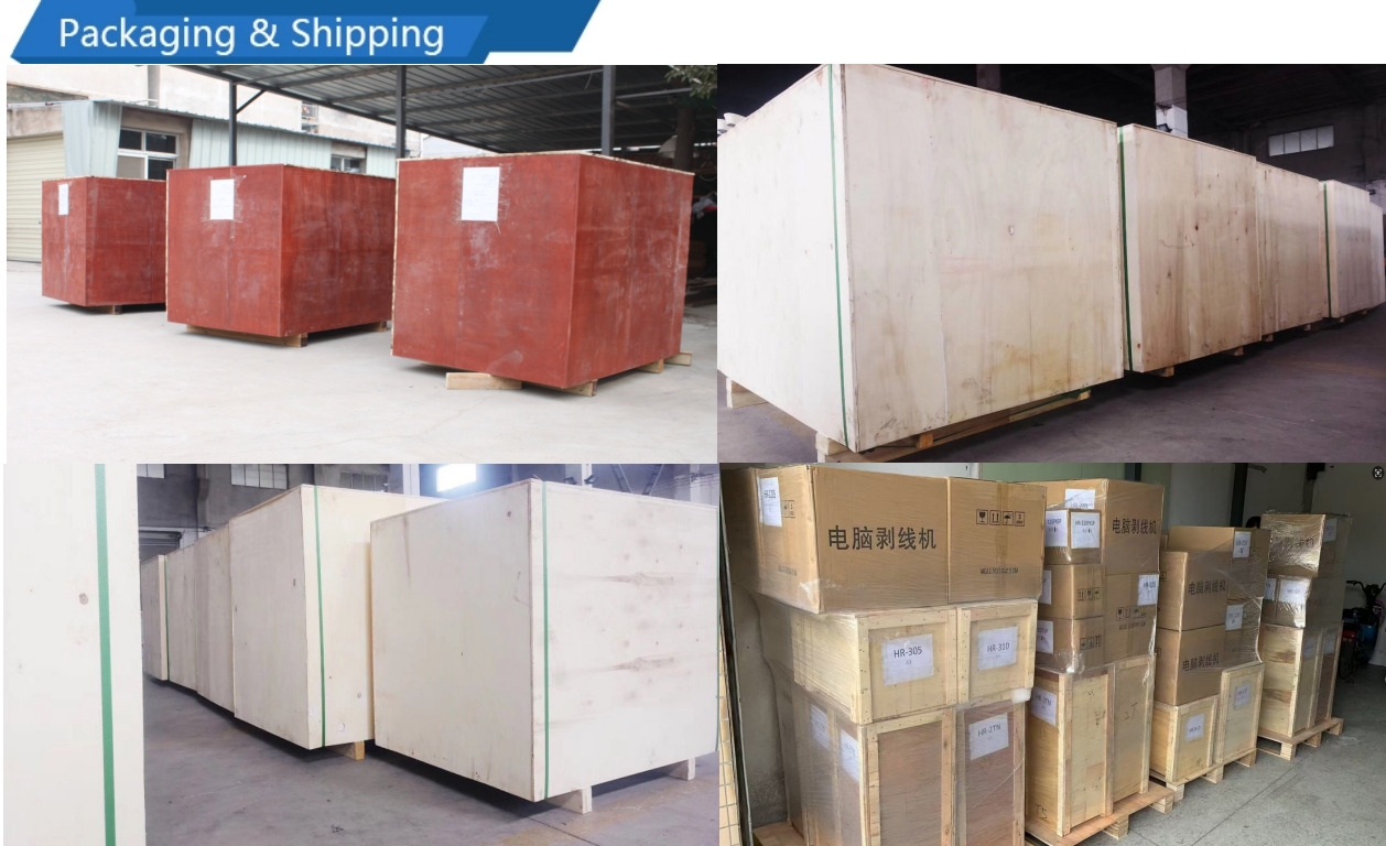 Programmable Automatic Cut And Strip Machine 4.3 Inch PLC Screen Wire Stripper Machines