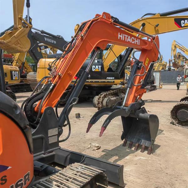 Used Original Hitachi ZX55 Hitachi Used Crawler Excavator Second Hand Mini 5 Ton Digger Construction Machinery