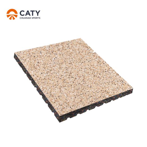 Commercial Rubber Mats Producing Factory Nontoxic Heavy Duty Gym Matts Sound Absorbing Fitness Flooring
