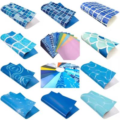 Reinforced PVC Coated Tarpaulin Swimming Pool Liner Fabric 1.2mm-1.5mm For Water Parks