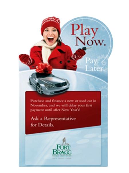 Eco Friendly Cardboard Advertising Standee CMYK Offset Printing Customized