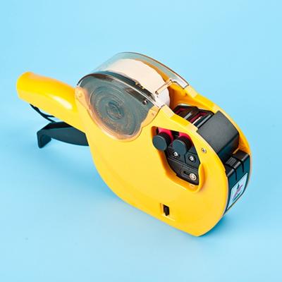 Yellow Digital Price Label Gun , 10Bits Digital Price Tag Machine