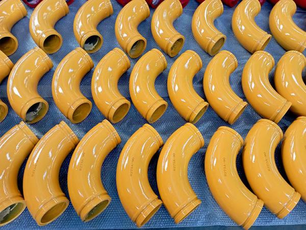 Wear Resistant Concrete Pipe Elbow For Putzmeister Zoomlion Schwing Truck Pumps Trailer Pumps