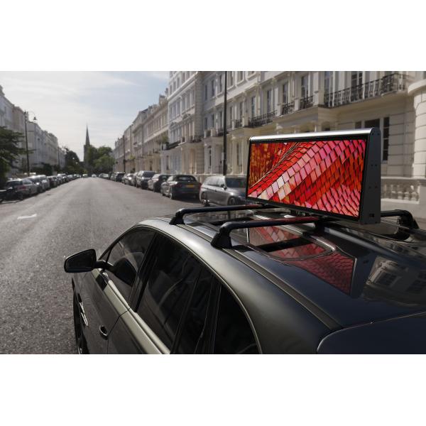 СИД крыши такси RGB пиксела показывает Signage SMD 990*395*110mm цифров