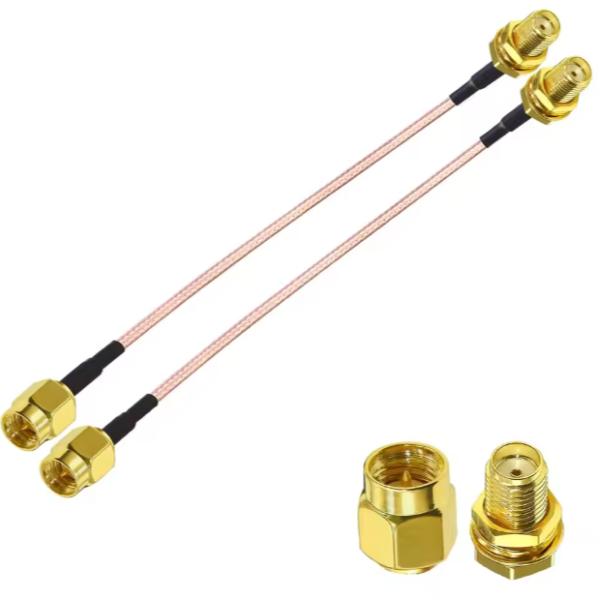 RG316 SMA Female to SMA Male RF Coaxial Cable Pigtail Jumper Extender Cable Adapter Cable for WiFi 2G 3G 4G Antenna Router