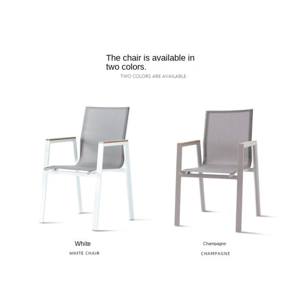 Outdoor Metal Mesh Patio Table And Chairs Waterproof Sunproof