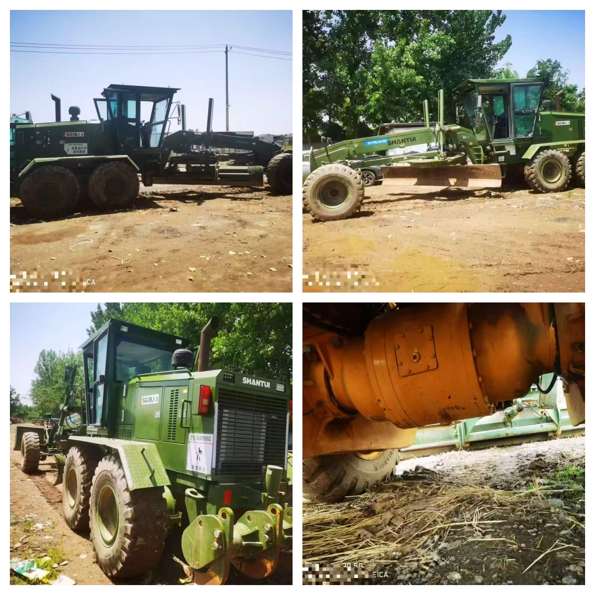 SHANTUI SG18J-3 Used Motor Grader 18 Ton Articulated Frame Machine Hydraulic Blade Road Maintenance