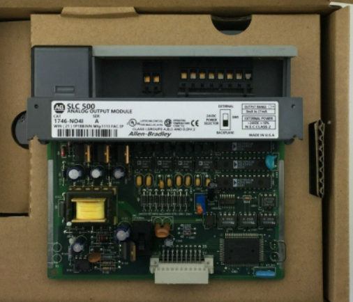 1746-NO4I Allen Bradley SLC 4-точечный аналоговый выходной модуль Разрешение 14 бит
