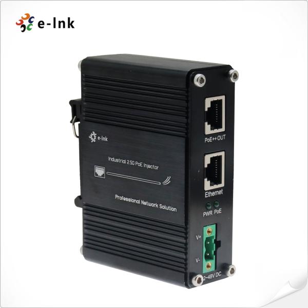 Industrial 2.5G 95W 802.3bt PoE++ Injector (12~48VDC)