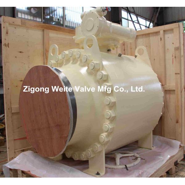 Class 900 Pipeline Ball Valve API6D 30 Inch Trunnion Style Bare Stem