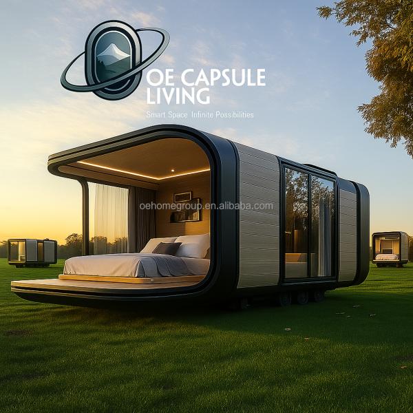 Portable Apple Cabin Customized Container Mobile Space Capsule House Prefab Easy Installation House Holiday Villas