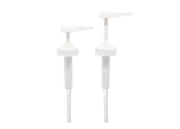 Big Dosage 15ml 30ml Sauce Dispenser Pump PP Plastic White For Kitchen