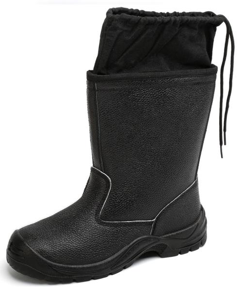 Kevlar Midsole Safety Shoes Cowhide Genuine Leather Work Boots with Steel Toe