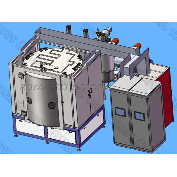 El ABS parte la máquina de la vacuometalización del oro PVD de la lata, equipo decorativo de la capa del arco catódico en piezas del ABS