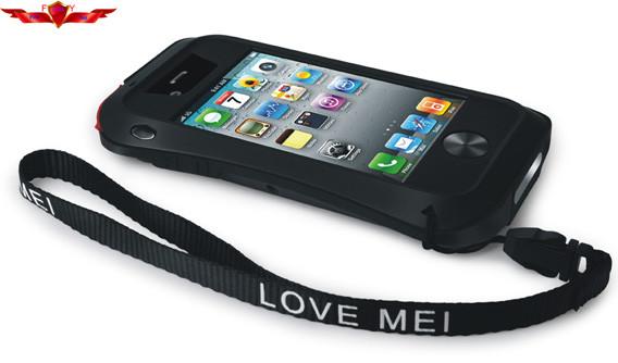 New Aluminum Dirtproof/Shockproof/Waterproof Cases For Iphone 4 4S 100% Test And Verify