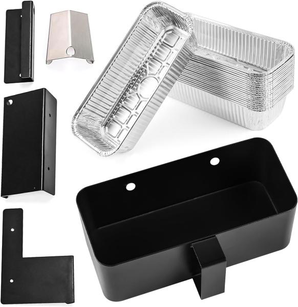 Blackstone Griddle Grease Cup Tray Holder Catcher Pan Drip Pans with Iron Structure